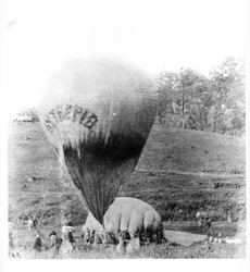 Ballon près de Gaines Mill, Virginie, 1862